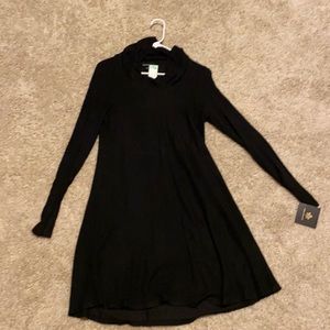 Black sweater dress